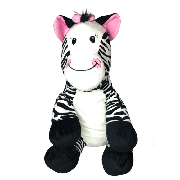 Funhouse Toys Funhouse Plush Zebra Stuffed Animal Cuddle Pillow